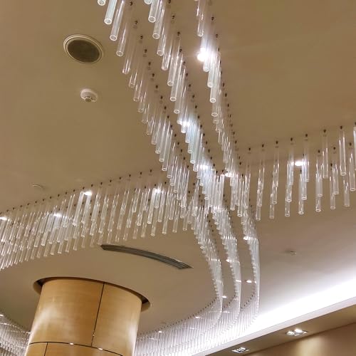 QUARKZMAN Kunststoffrohr Rigid Polycarbonat Rundrohr Klar 1 1/2 (37,6 mm) ID 1,6 (40 mm) OD 6 (150 mm) Hochschlagfest für Beleuchtung, Modelle, Wasserinstallationen