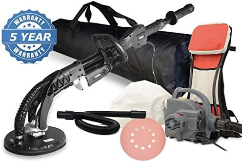 1200 Watt Dustless Telescoping Drywall Sander with Backpack Vacuum and 20 Discs