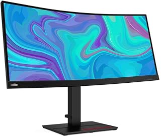 Lenovo ThinkVision T34w-20 - Computer Monitor LED 34", 3440 x 1440 Ultra WQHD, Black