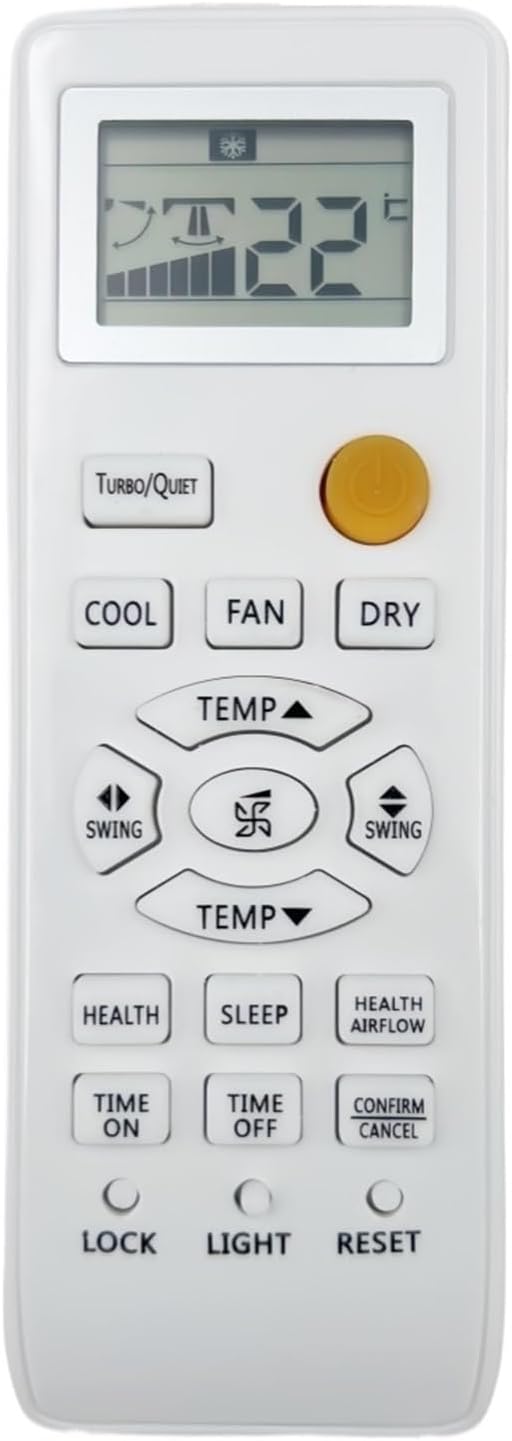 Remote Control 0010401715P, 0010401715BW for Air Conditioner HSU-09LEK13/R2 HSU-12LEK13/R2 HSU-18LEK13/R2 HSU-24LEK13/R2
