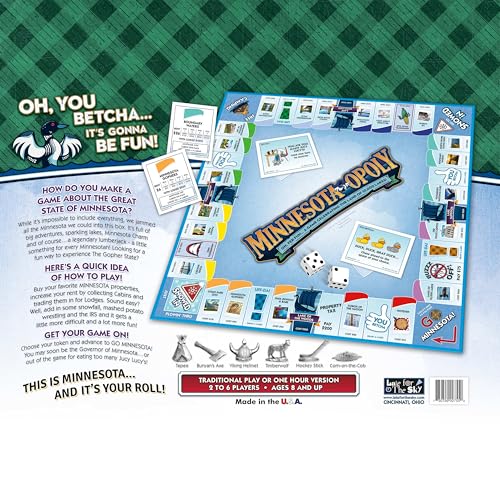 Minnesota-Opoly Juego de Mesa Familiar para 2-6 Jugadores miniatura 5
