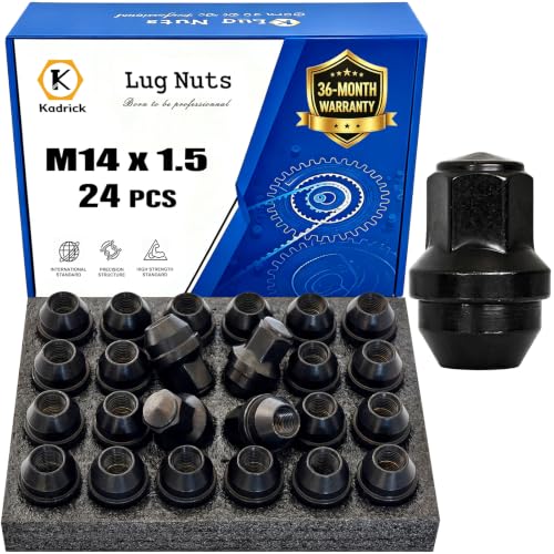 KADRICK Black M14x1.5 Lug Nuts