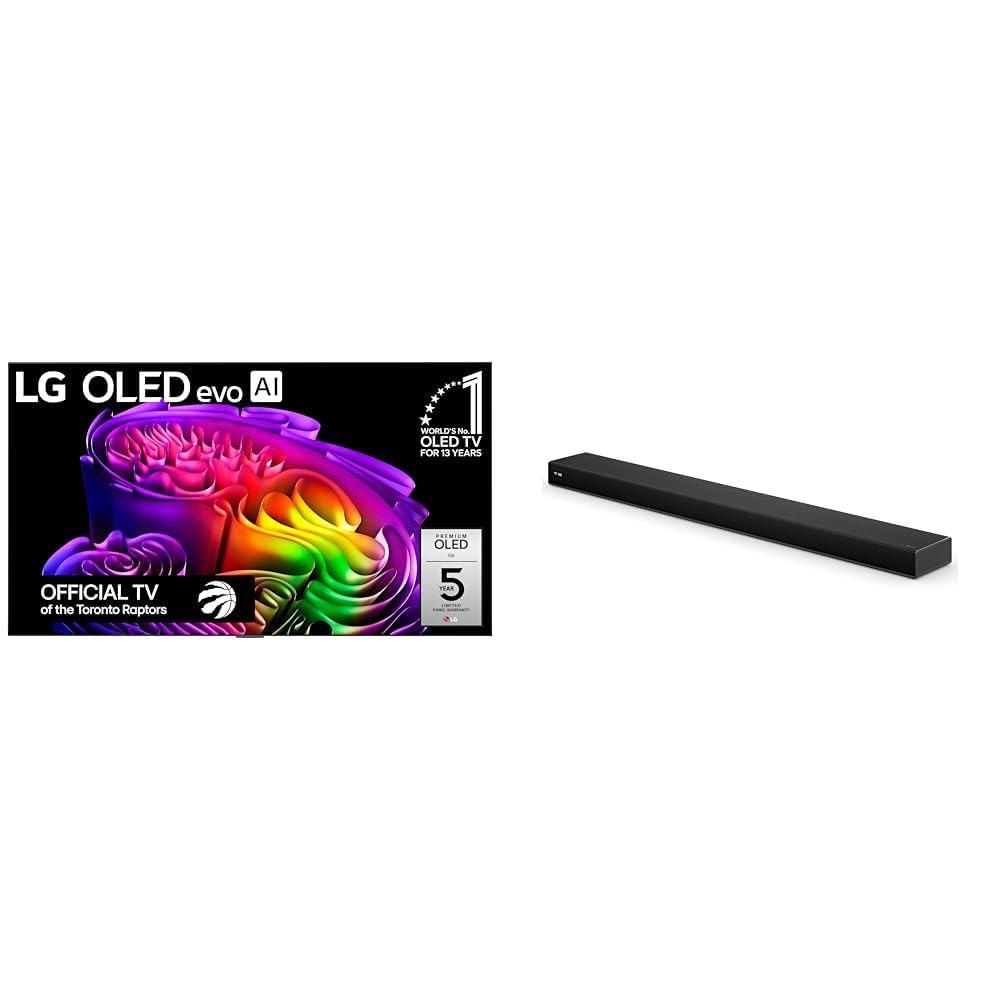 LG 77-Inch G6 OLED evo AI 4K Smart TV and, LG Sound Suite H7 | Wireless Soundbar 9.1.6 Spatial Audio | Dolby Atmos FlexConnect Soundbar for TV
