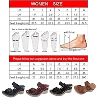 Amazon.com: Awlstar Sursell Vintage Flower Orthotic Sandals,Sursell Women's Comfy Orthotic 