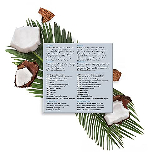 Love Beauty And Planet Volume And Bounty 2 In 1 Shampoo And Conditioner Bar For Thinning Hair Coconut Water & Mimosa Flower Body And Strength 4.0 Oz #TOP2