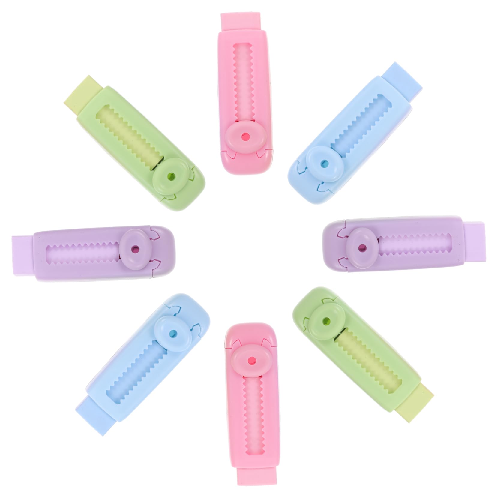 ARTIBETTER 5 Ensembles Gomme Télescopique Erasers Rétractables Mécanique École Grand Gommes À Effacer Enfants Push-pull Papeterie Pour Étudiants Tpr 8 Pièces * 5