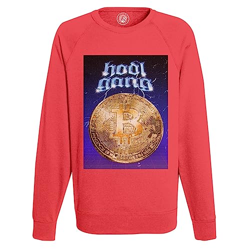 Sweat homme Bitcoin anti-boulochage en coton lourd pour trader et business