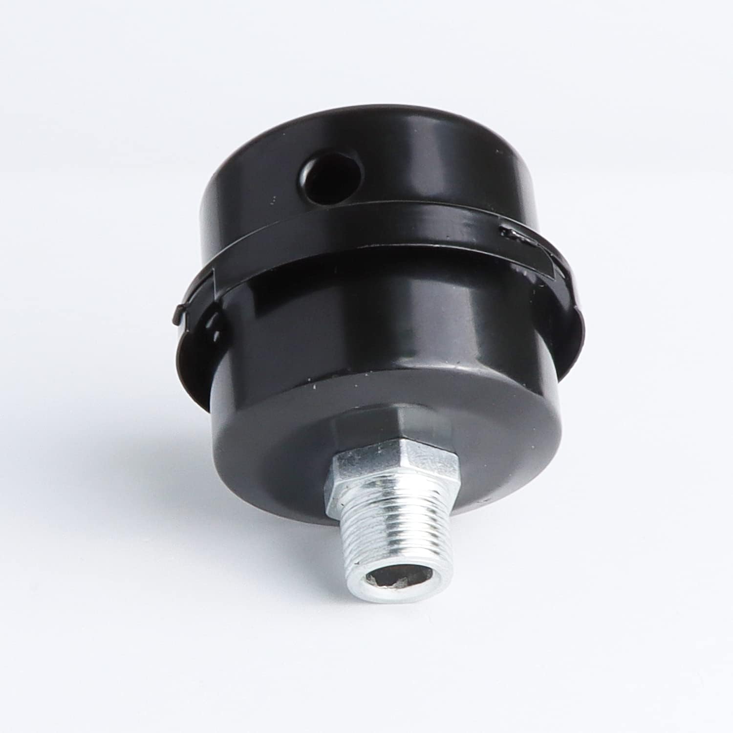 3/8" Male Thread Diameter (0.63in / 16mm) Air Compressor Silencer & Filter, Metal Air Compressor Intake Filter, Sound Muffler & Silencer, Air Compressor Replacement Parts