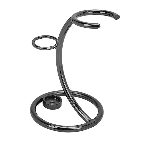 Miniatura 7 de Natudeco Soporte para afeitadora de acero inoxidable Soporte de afeitar de seguridad moderno de secado rápido higiénico a prueba de óxido para