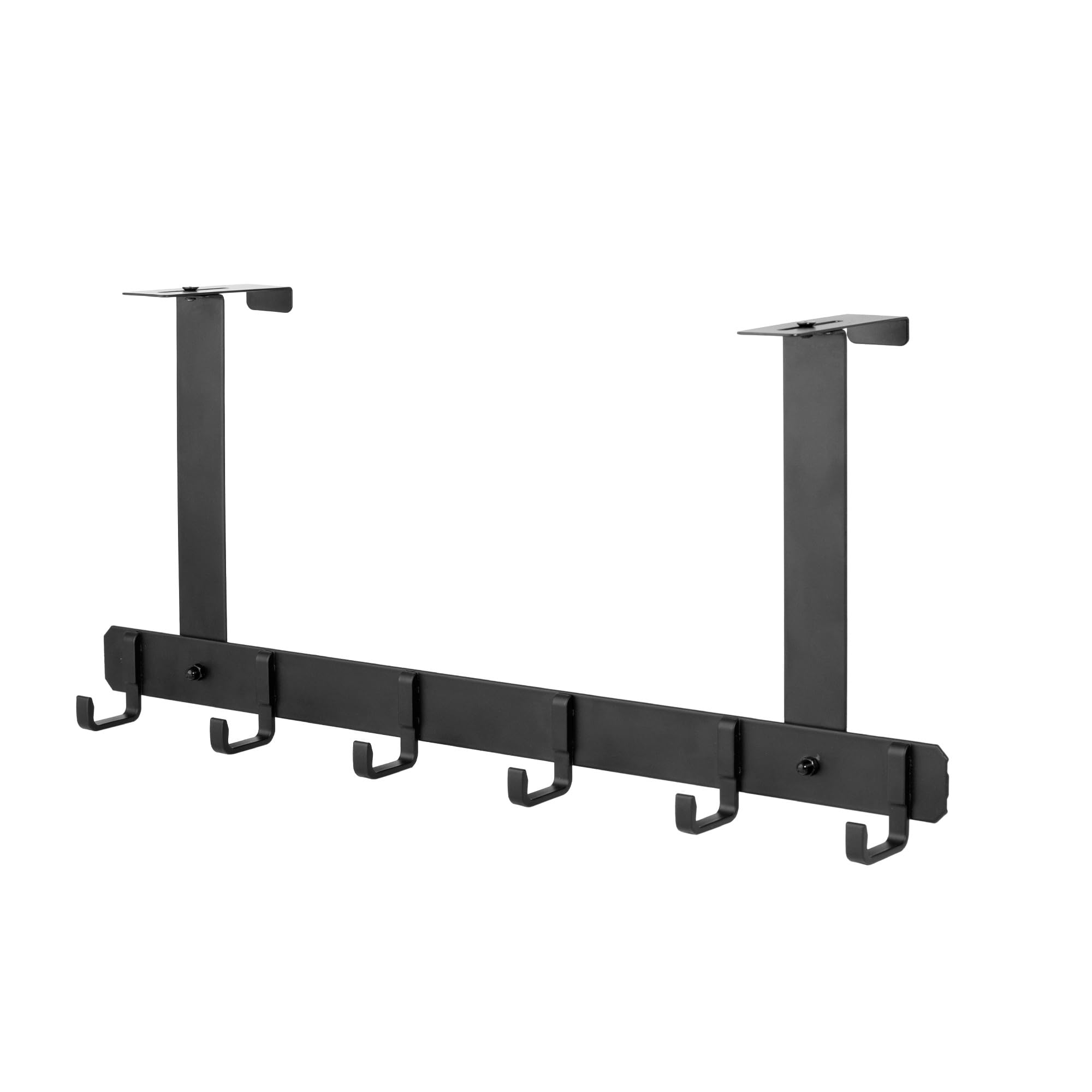 Appendiabiti Da Porta Gancio for appendere sopra la porta, appendiabiti, borsa, cappello, chiave, asciugamano, organizer for bagno, cucina, camera da letto Attaccapanni Da Porta(Black 1pc)