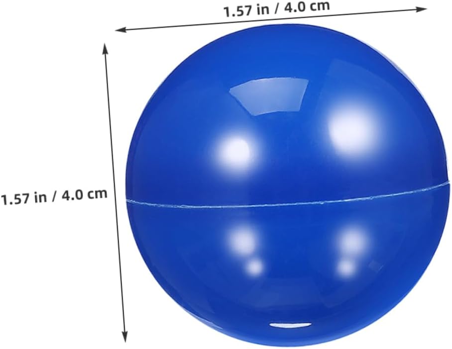 20pcs Raffle Drawing Balls Blue Plastic Spheres for Bingo Parties and Family Game Nights Easy to Use for Groups and Community Events