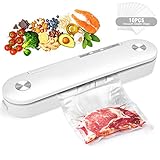 vakuumiergerät gastronomie 『Breite Anwendung und Längere Storage』: Die Aufbewahrung von Lebensmitteln mit Vakuumierern kann den Geschmack und die Frische von Obst, Nüssen, Fleisch, Süßigkeiten und Gemüse bewahren und den Verderb und die Lebensmittelverschwendung reduzieren. Warenlager, es kann auch Ihre wertvollen Gegenstände wie (Fotos, Schmuck, Antiquitäten, Kleidung, Medikamente, wichtige Papiere, etc.) aufbewahren.