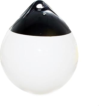 X-Haibei 1 Boat Fender Ball Round Anchor Buoy, Dock Bumper Ball Inflatable Vinyl Shield Protection Marine Mooring Buoy