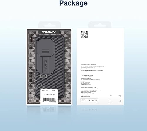 Miniatura 7 de Nillkin Funda OnePlus 11 5G - Funda CamShield Pro con cubierta deslizante para cámara, delgada, a prueba de golpes, para OnePlus 11 2023, color negro