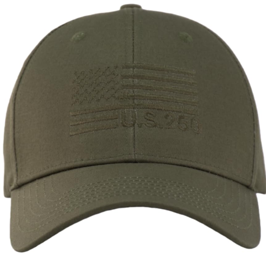 Image of American Flag Baseball Hat - XL, XXL, 3XL Plus /Regular Size Men's Cotton Structured Patriotic Ball Cap