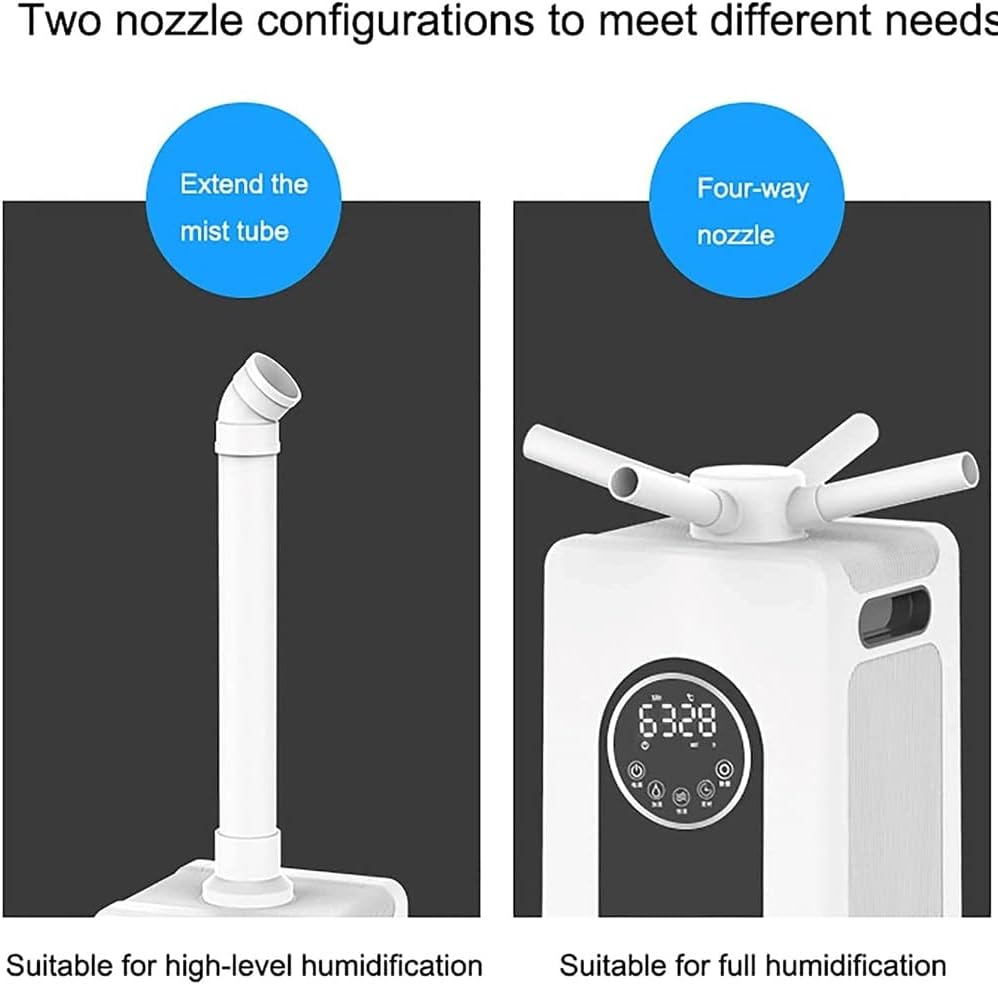 Industrial 13L Quiet Ultra Cool Mist Humidifier Commercial Humidifier with 360° Nozzle Suitable for Large Factory Supermarket Offices