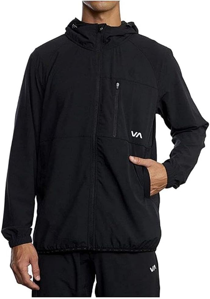 RVCA Men's Sport Yogger II 4-Way Stretch Windbreaker Jacket