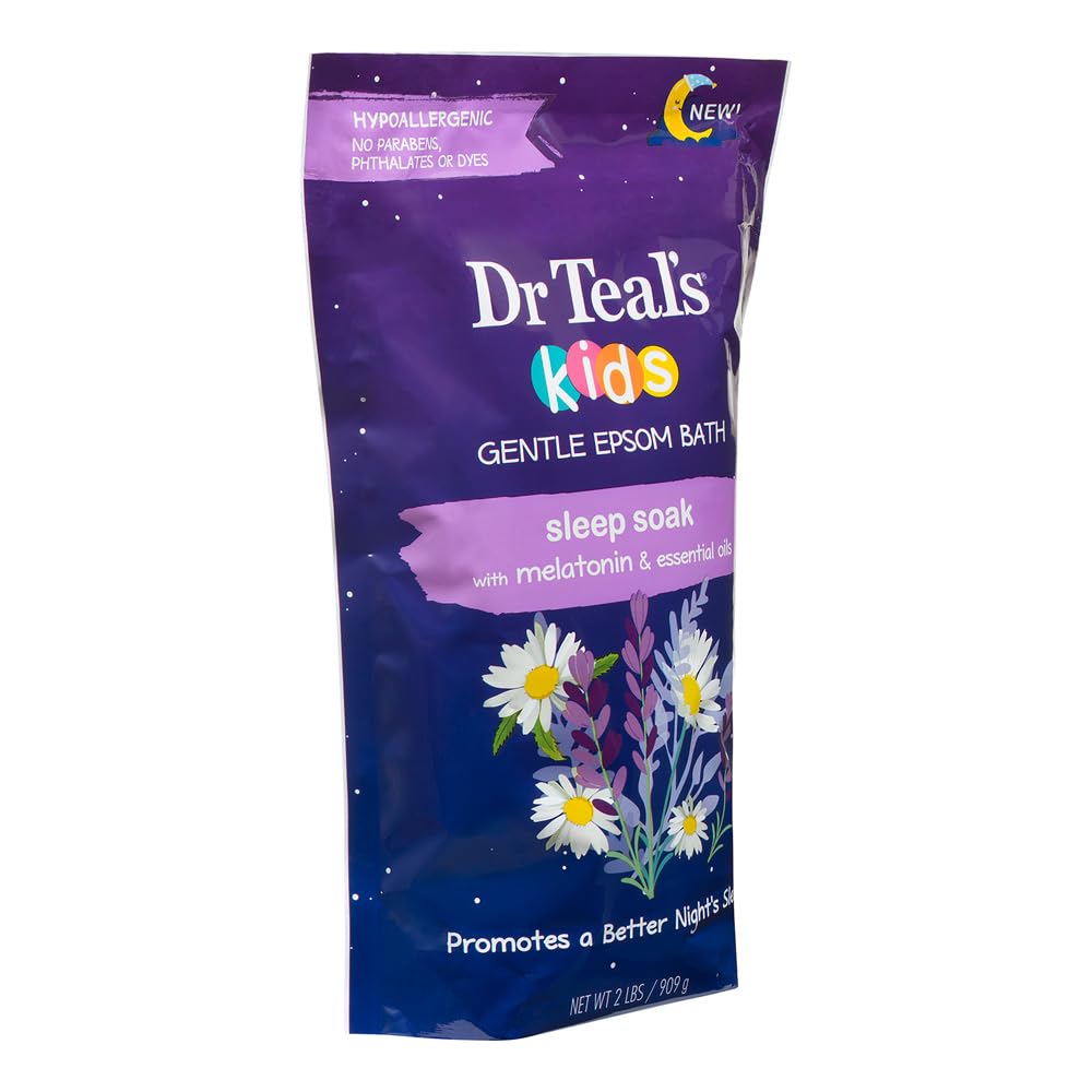 Dr Teal's Kids Gentle Epsom Bath Sleep Soak with Melatonin & Essential Oils - Image 2