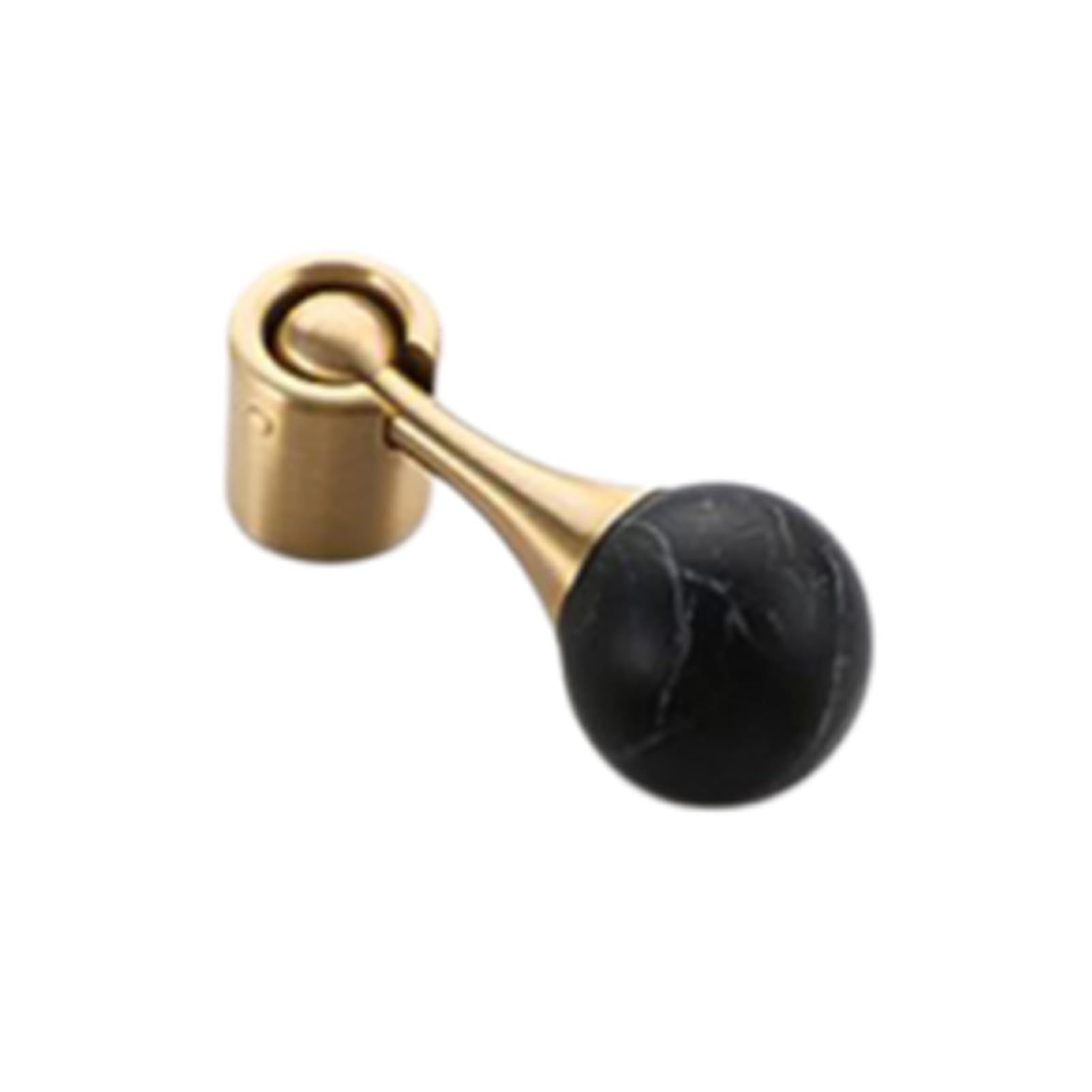 Dswzlqdxb 5 2 Pieces Cabinet Pulls Brass Door Handle Spherical Closet Handle Dressing Table Drawer Eyelet Gloves Cabinet Knobs Retro Door Levers Pendant (5)
