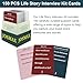 JOSMAX 150 Pcs Life Story Interview Kit Cards, Family Conversation Card, Life Story Interview Kit, Get to Know Parents and Grandparents for Family Pictionary Game Night with Curated Question Cards