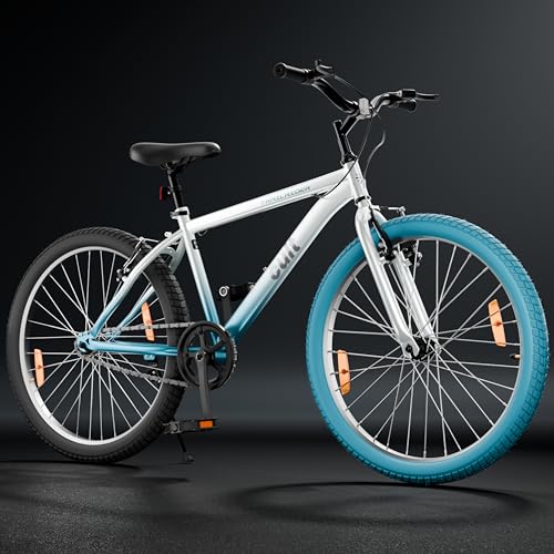 Image of CULT Trailrider 26T Single Speed Mountain Bike with Rigid Fork & Durable Frame, White