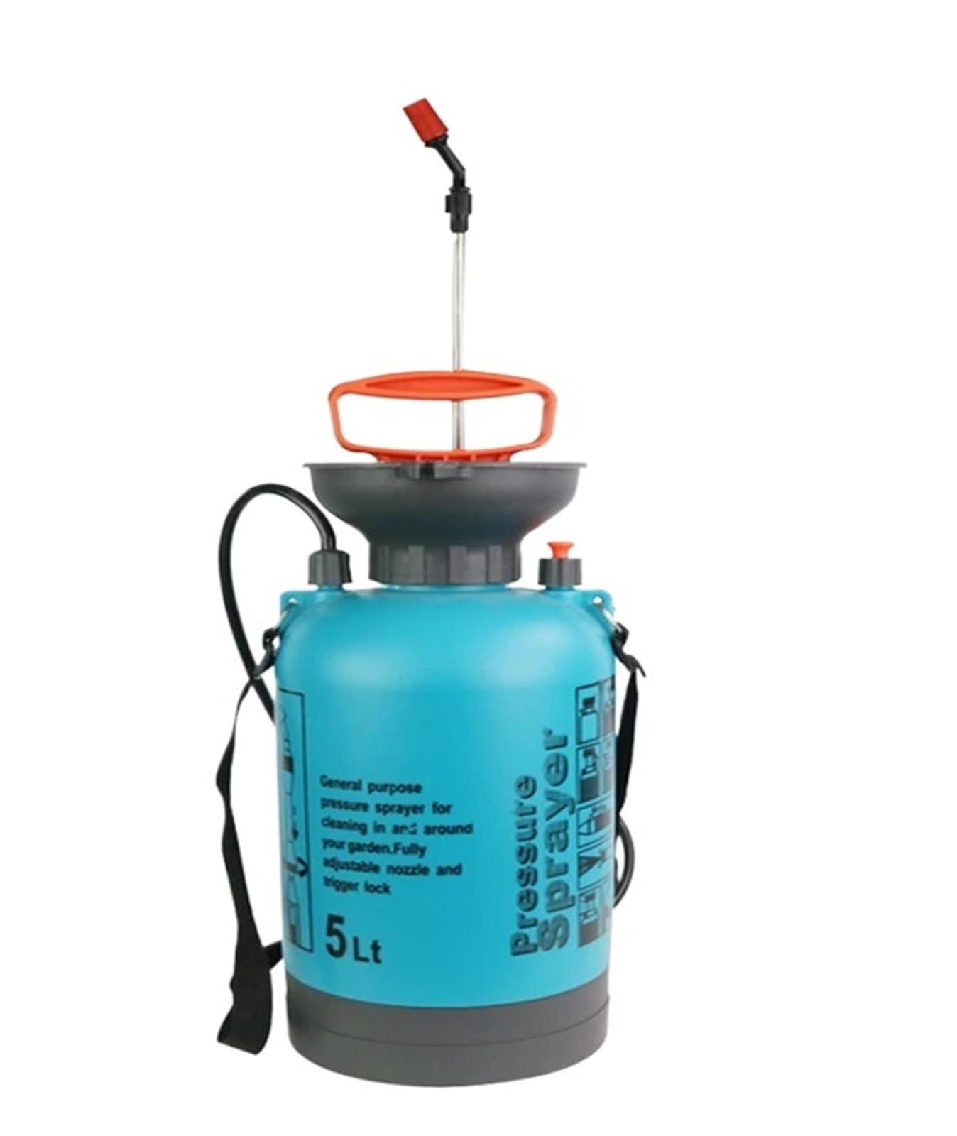 Pompa powietrza 5L opryskiwacz plecakowy do trawnika opryskiwacz do czyszczenia ogrodu, narzędzie do nawadniania ogrodniczego ręczna butelka z rozpylaczem(5L Blue)