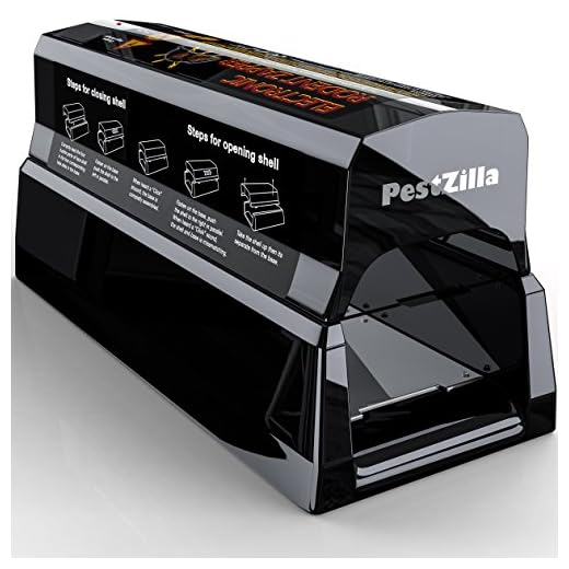 PestZilla Electronic Rodent Trap - Powerful, Easy and Safe Way to Kill Rats, Mice and Squirrels