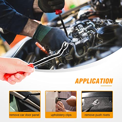 Gooacc 845Pcs Car Push Retainer Clips Auto Fasteners Assortment 24 Most Popular Sizes Nylon Bumper Fender Rivets With 10 Cable Ties And Fasteners Remover For Gm Ford Lexus Honda Chrysler Mazda #TOP4