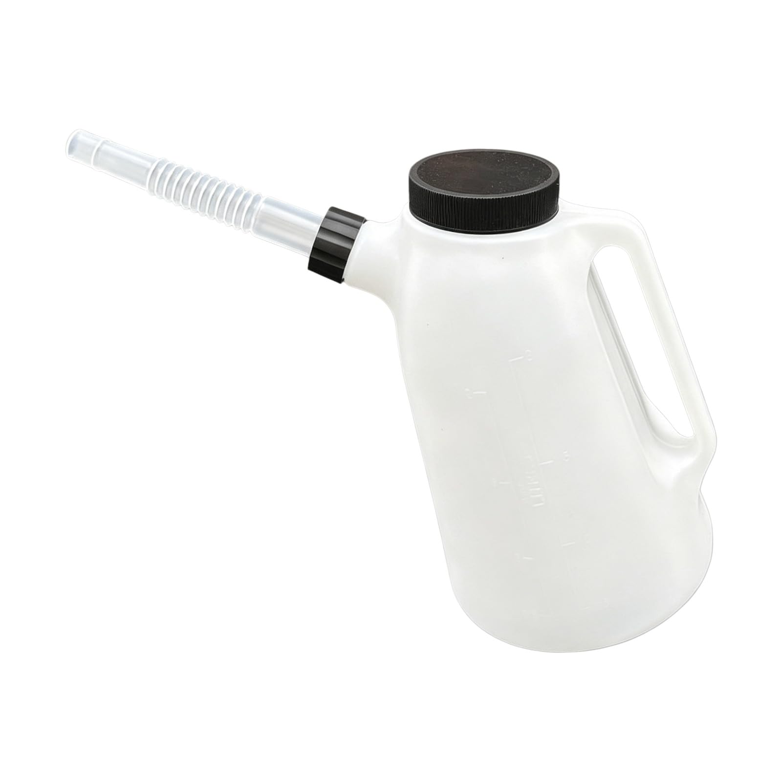 Hsyzygian Neck Motorcycle Lubrication Bottle Container Leak Proof Construction Secure Black Cap Mess Less Usage Bike Oil Refill Bottle