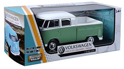 Motor Max 1:24 Volkswagen Type 2 Pickup Verde miniatura 2