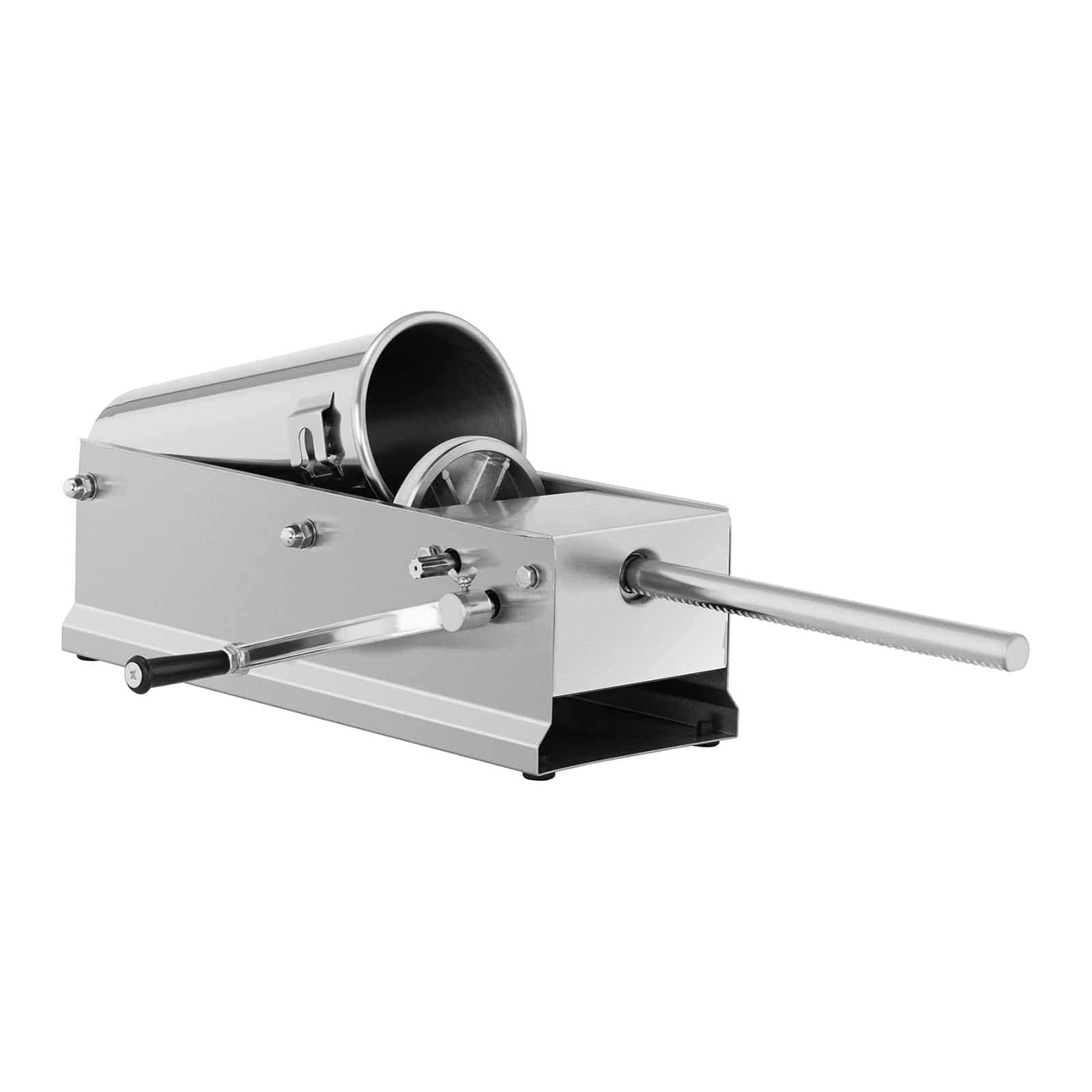 Royal Catering Insaccatrice Manuale Per Salumi Orizzontale Macchina Per Insaccare RC-SFV5L (Acciaio Inox, 5 litri, 2 velocità)