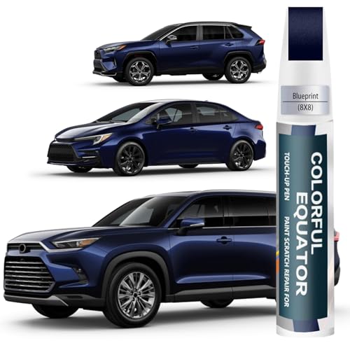 Image of 8X8 Blueprint Touch Up Paint for Toyota, Car Paint Pen Scratch Repair Two-In-One Touch Up Paint, Premium Car Scratch Remover for Deep Scratches