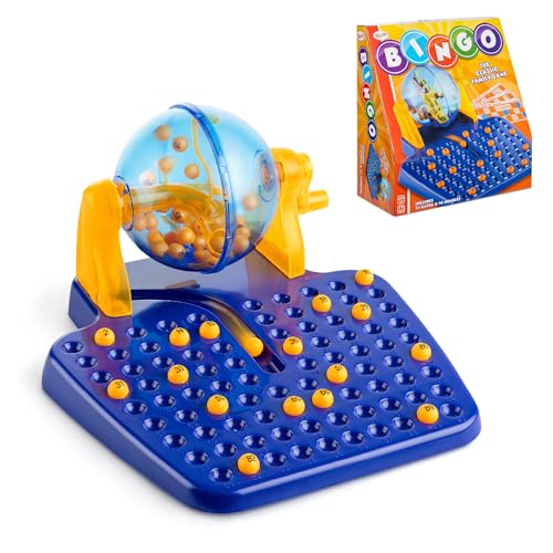 Toyrific | Complete Classic Bingo Game Set Traditional Family Game Educational 72 Cards and 90 Numbered Balls for Children and Adults