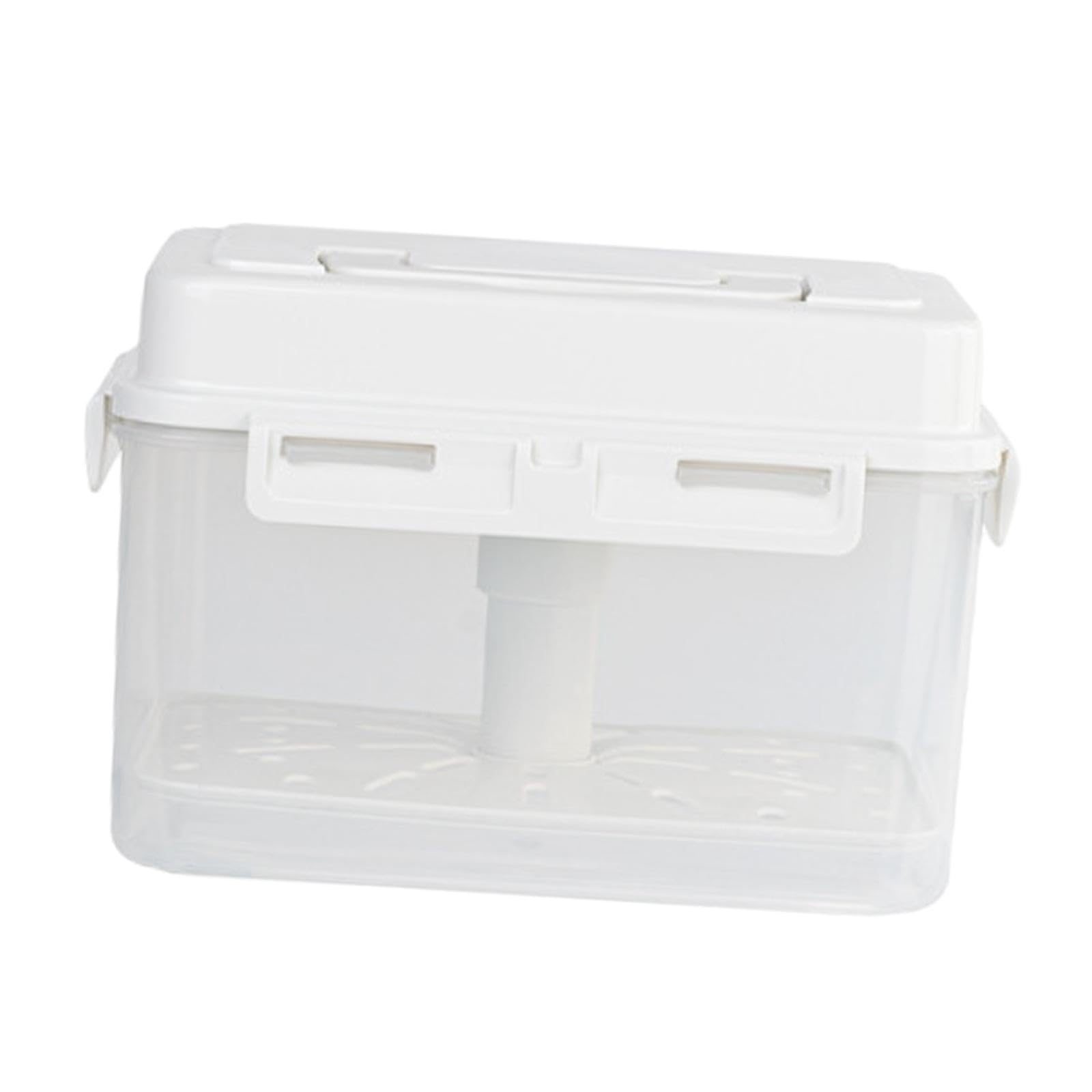 Folpus Kimchi Press Ferment Storage Container, Preservation Container, Portable Mason Jar, Food Storage Box for Office, Household, Work, 4L Mason Jar