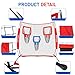Zonlolo 6x6ft Football Training Net, Football Throwing Net with 3 Target Pockets, Portable QB Throwing Practice Equipment with Small Carry Bag,Most Suitable for Kids