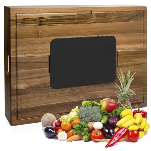 Tabla Cubierta de Cocina de Madera Acacia 76x7x55.5 cm miniatura 3