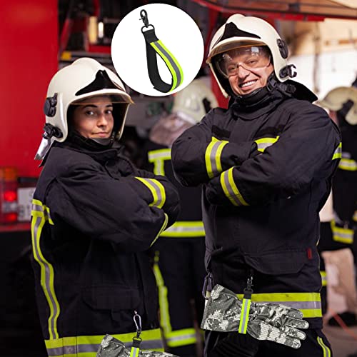 Correia de luva de bombeiro, 2 peças de alta resistência para equipamento de engajamento de bombeiro