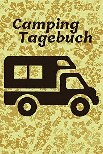 Camping Tagebuch: Reisetagebuch für den Urlaub auf dem Zeltplatz I Platz für 40 Campingplätze I Motiv: Wohnmobil (German Edition)