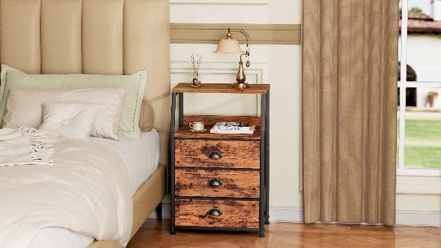 Amazon.com: Furnulem Retro 5 Drawers Dresser, Tall Dressers for