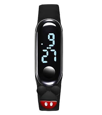 Time Up Digital Dial Waterproof Cartoon Character LED Kids Watch for Boys & Girls-M545KID-X
