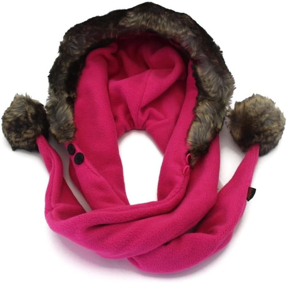 Russian Bombers Hat for Men and Women Scarf and Hat and Glove Suit in Autumn and Winter