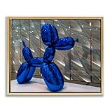 Stupell Industries Koons Sculpture Photography Kunstdruck 