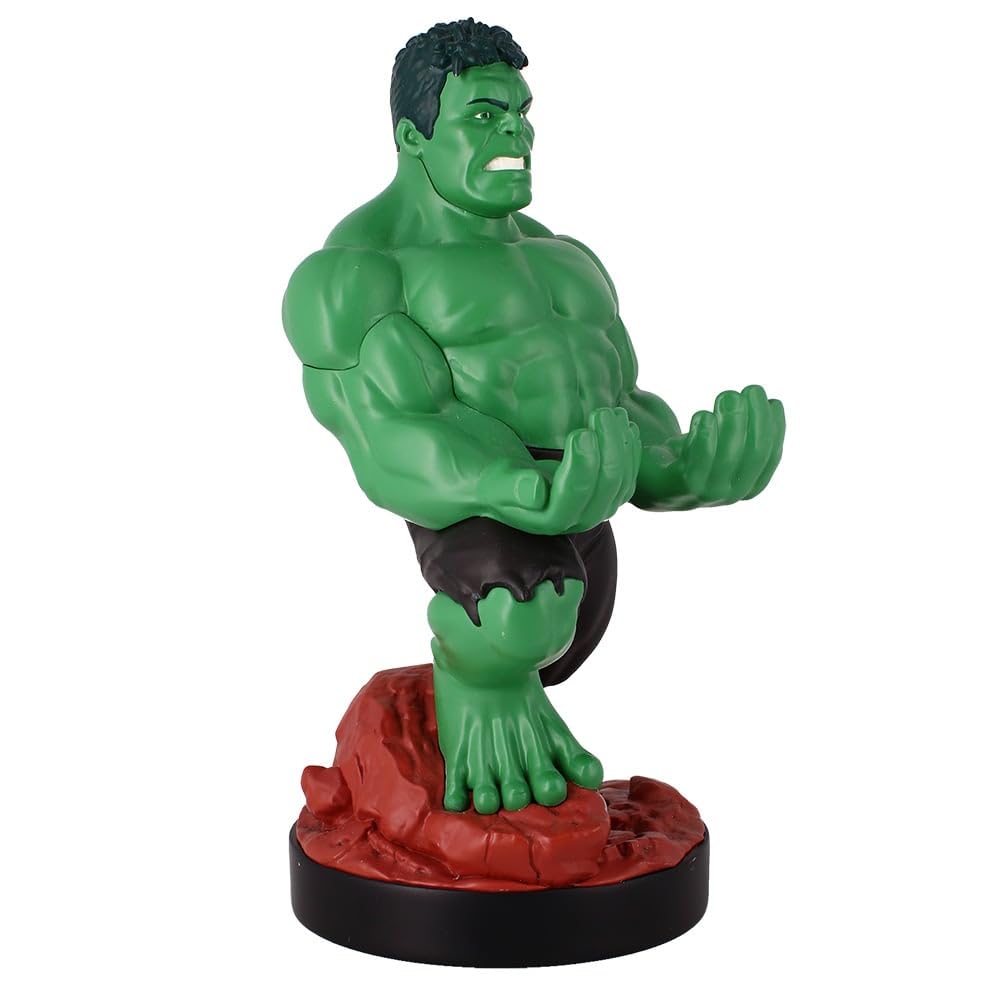 Cable Guys - Marvel Avengers Hulk Gaming Accessories Holder & Phone Holder for Most Controller (Xbox, Play Station, Nintendo Switch) & Phone