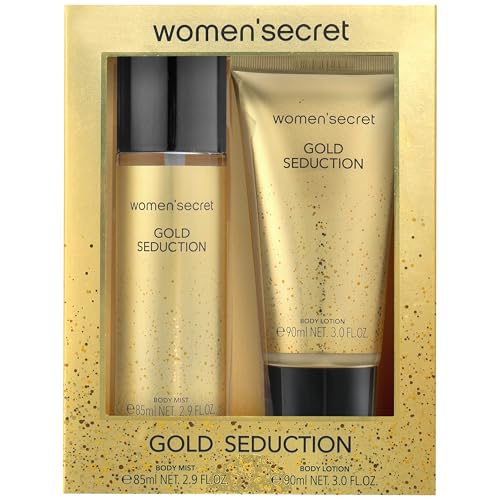 women'secret Gold Seduction Set de regalo para mujer Body Mist 85 ml + loción corporal 90 ml women'secret Gold Seduction Set de regalo para mujer Body Mist 85 ml + loción corporal 90 ml