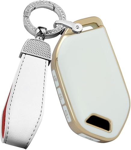 ontto Funda suave para llave de coche con llavero compatible con llavero Kia Telluride 2023 2024