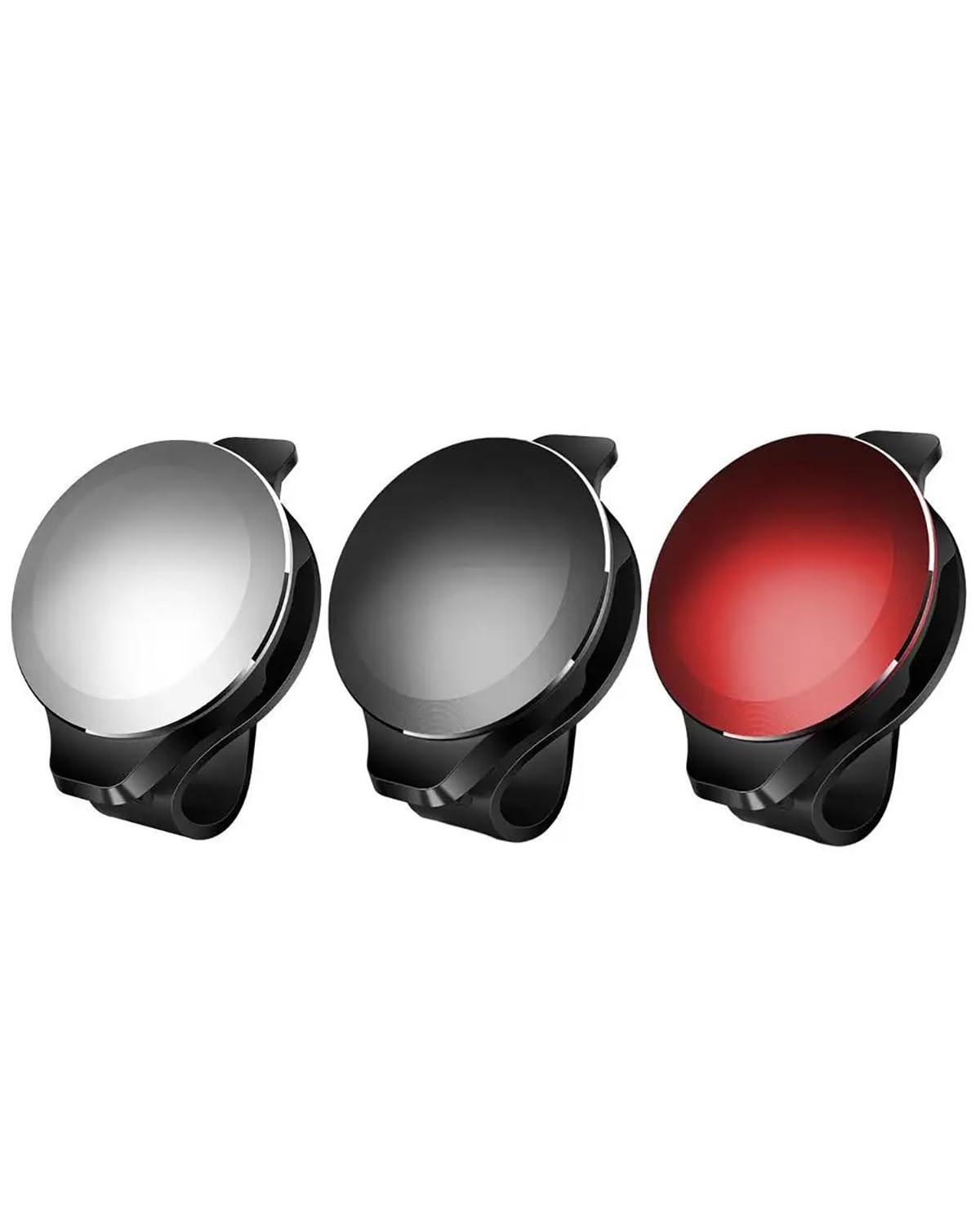 Supporto per Occhiali da Sole, Visiera per Auto, Supporto per Occhiali da Sole, Clip Universale per Occhiali da Vista, Supporto per Occhiali da Sole Rotondo per Interni, (Argento)