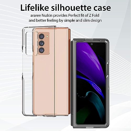 Image of HUMBLE TPU + Poly Carbonate | Crystal Clear Back Cover Compatible with Samsung Galaxy Z Fold 2 Back Cover Scratch-Resistant Shockproof Smooth Feel Back Cover Compatible Samsung Galaxy Fold 2