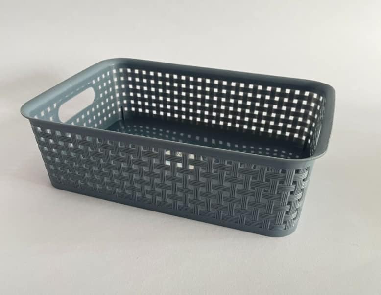 Miniatura 5 de Paquete de 8 cubos pequeños de organización y almacenamiento de despensa, organizadores domésticos para lavandería, baños, dormitorios, cocinas,