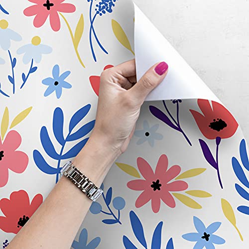 Papier peint fleurs froides 312x219 cm Coloray Magic-Stick - 4