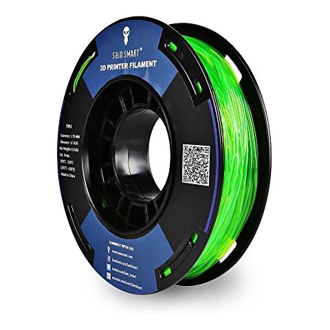 SainSmart - TPU-GRN-0.25KG1.75 SAINSMART 1.75mm 250g Flexible TPU 3D Printing Filament, Dimensional Accuracy +/- 0.05 mm (Green) Cover